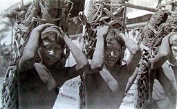 Original image by Roger Casement (1910) of youths carrying loads of c.75kg over 100km. Reproduced in Goodman, Jordan (2009) 'The Devil and Mr. Casement'.