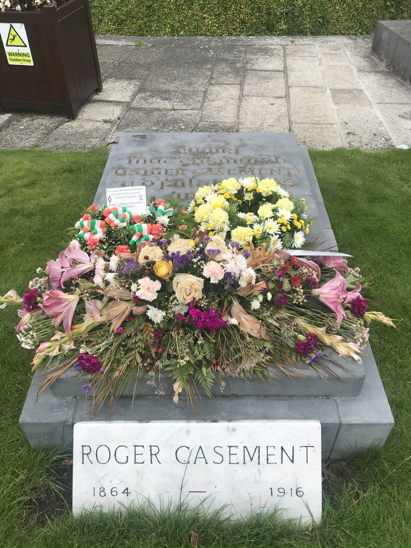 Casement's grave at Glasnevin Cemetery, Dublin. By Claire Guerin