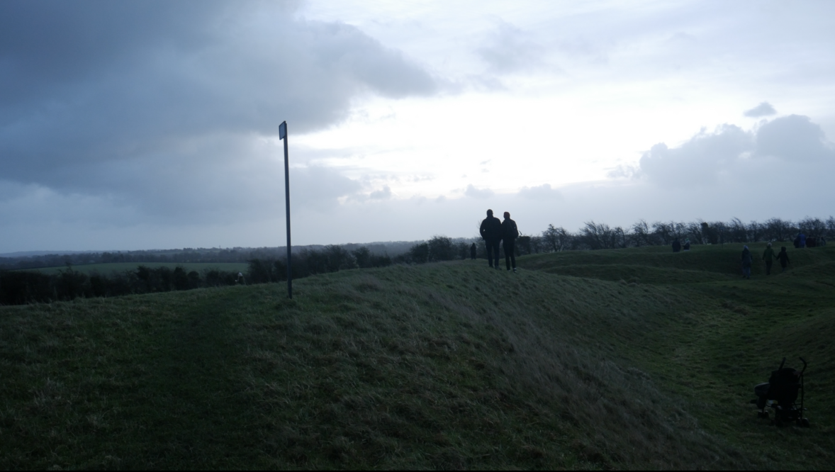 Winter Solstice at the Hill of Tara, 21 December 2024, by Claire Guerin 