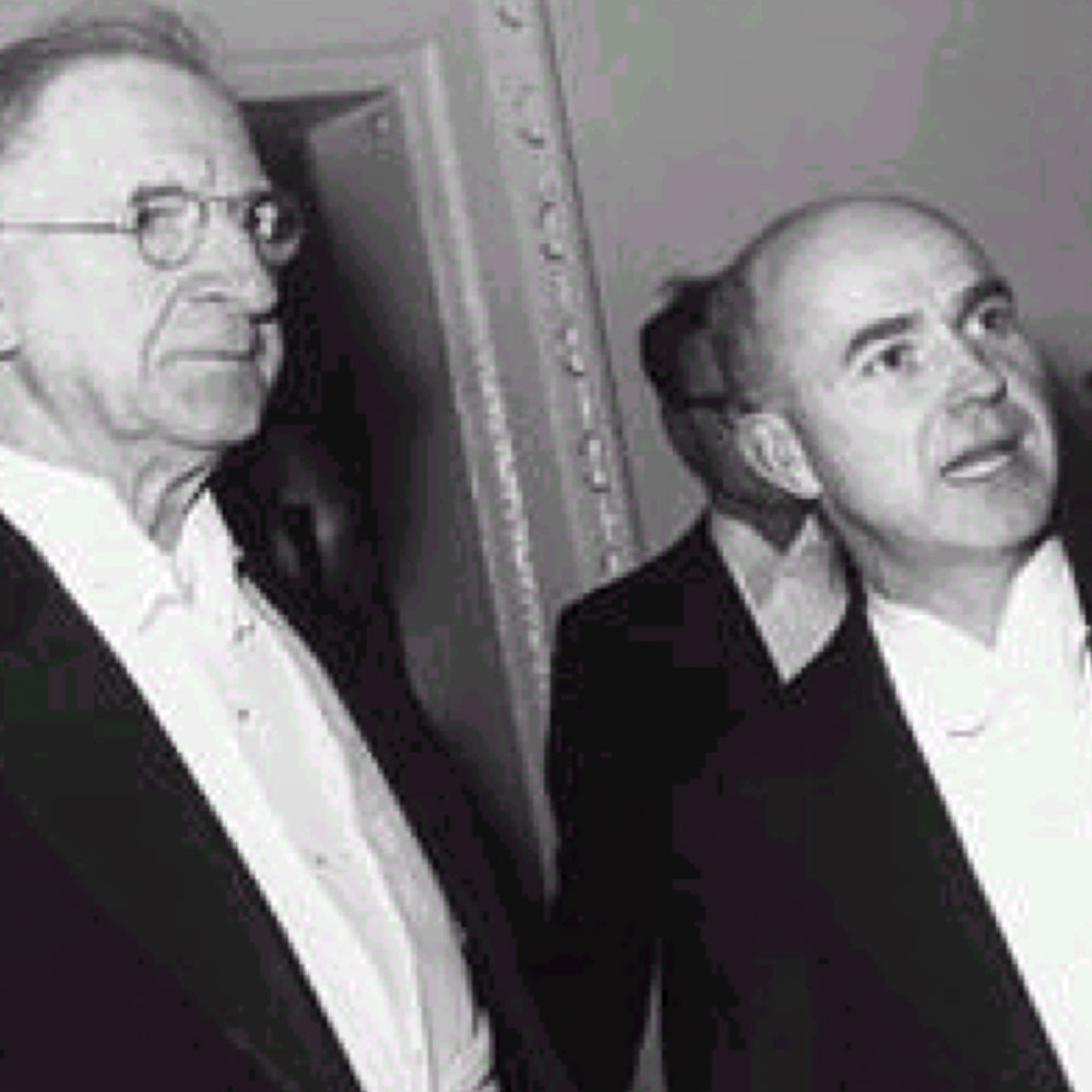 Cearbhall Ó Dálaigh (right) with Éamon de Valera